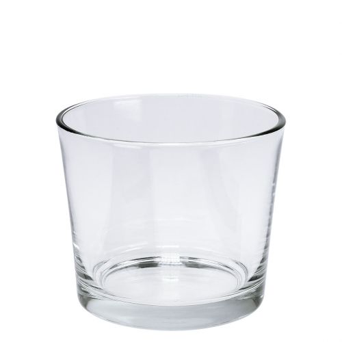 Floristik24 Glass pot Ø10cm clear 12pcs