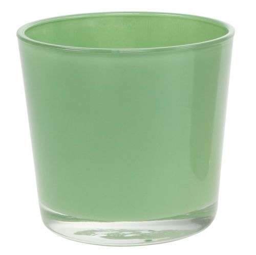 Floristik24 Glass pot Ø11.5cm H10.8cm mint green