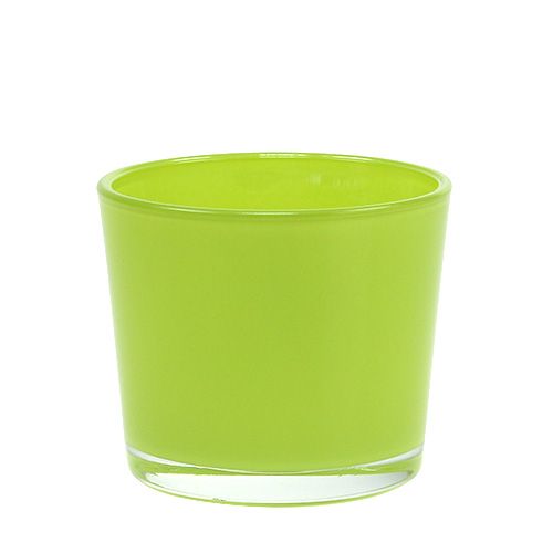 Floristik24 Glass planter green Ø10cm H9cm