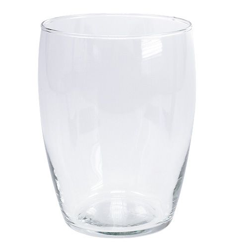 Floristik24 Glass vase Hood clear Ø13.5cm H19.5cm
