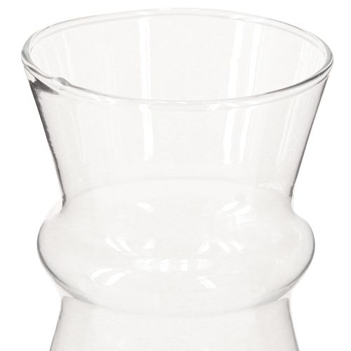 Product Glass vase hyacinth vase decorative vase transparent Ø7cm H13cm