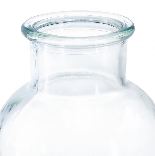 Floristik24 Glass vase apothecary bottle retro decorative bottle Ø10cm H20cm