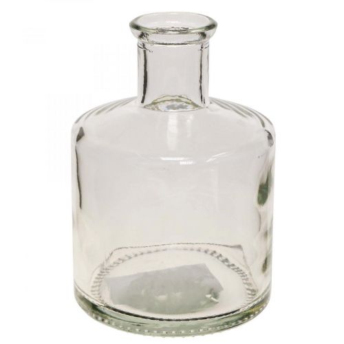 Floristik24 Glass Vase Apothecary Bottles Deco Glass Deco Vase Clear Ø7cm 6pcs