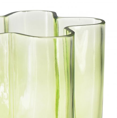 Product Glass vase green vase flower decorative vase Ø15cm H20cm