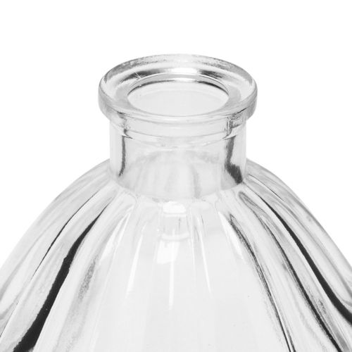 Floristik24 Glass Vases Mini Vases Glass Bulbous Clear 8.5x9.5cm 6 Pcs