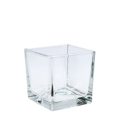Product Glass cubes clear 8cm x 8cm x 8cm 6 pcs