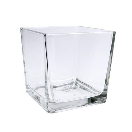 Product Glass cubes clear 10cm x 10cm x 10cm 6pcs