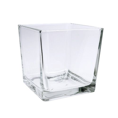 Product Glass cube clear 10cm x 10cm x 10cm 6 pcs