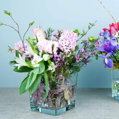 Product Glass cubes clear 8cm x 8cm x 8cm 6 pcs
