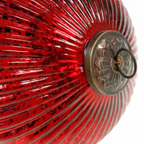 Floristik24 Christmas decoration for hanging glass spigot red giant 27cm