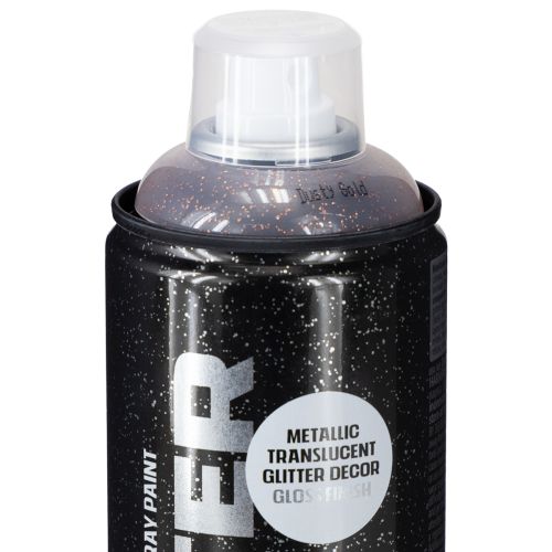 Product Glitter spray, rose gold, gold spray, metallic paint, Montana Cans 400ml