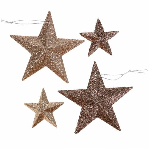 Product Glitter Star Gold Mix 9.5 / 5cm 18pcs