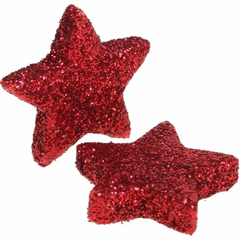 Product Star glitter red 2.5cm 50p