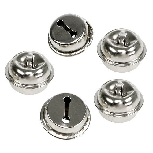 Floristik24 Bell clamp 19mm silver 20 pcs