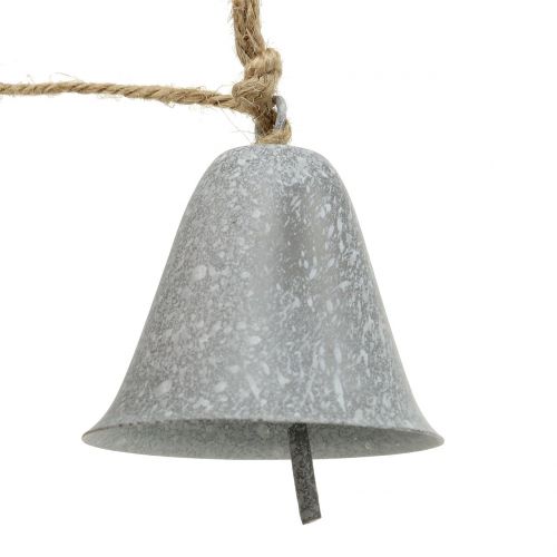 Product Decorative garland with bells Gray 6cm