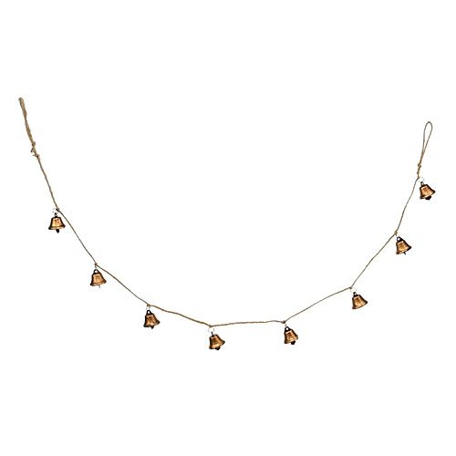 Floristik24 Bell garland copper 1m