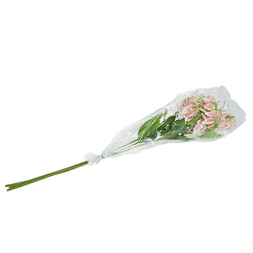 Floristik24 Gloriosa pink-white artificial 84cm 3pcs