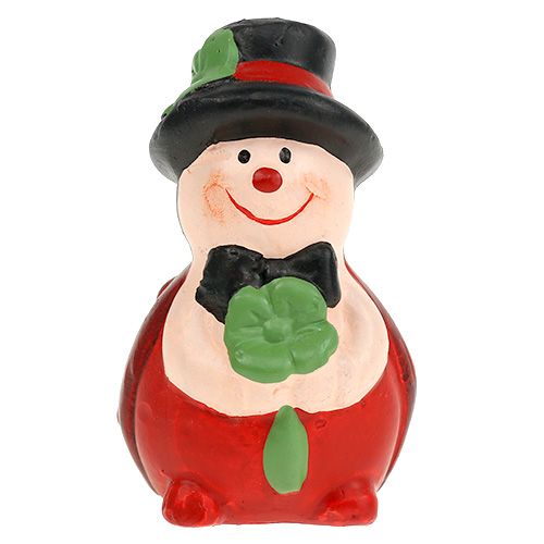 Floristik24 Lucky charm ceramic beetle 6cm red 12pcs