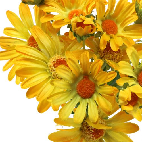 Floristik24 Daisies in bouquet yellow 33cm 6pcs
