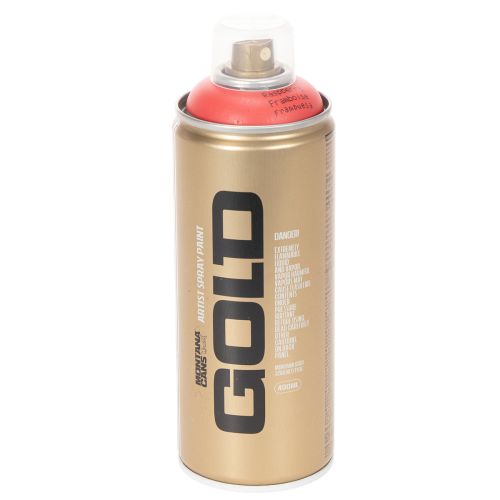 Montana Gold Spray Paint Raspberry 400ml for Surfaces and Decorations