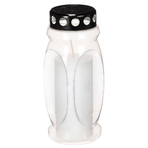 Memorial Candle with Black Lid, 23cm buy online | Floristik24.co.uk