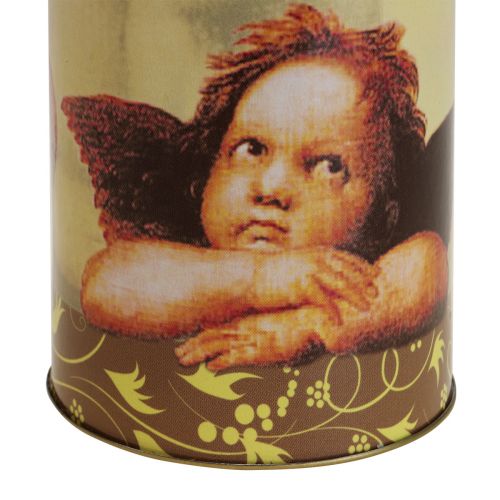 Grave candle angel grave candle with motif mourning light Ø6cm H15.5cm