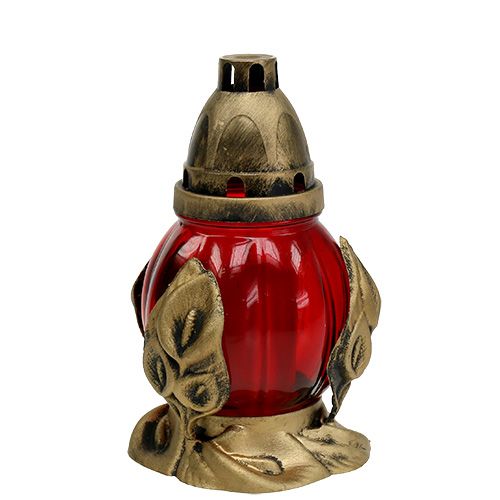 Floristik24 Grave light red Ø12.5cm H19.5cm 6 pcs