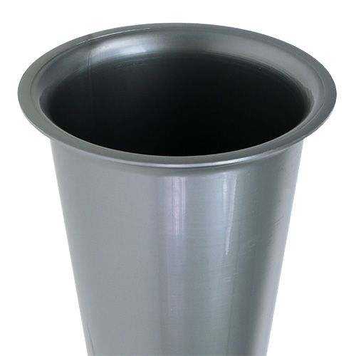 Product Grave vase silver 33cm