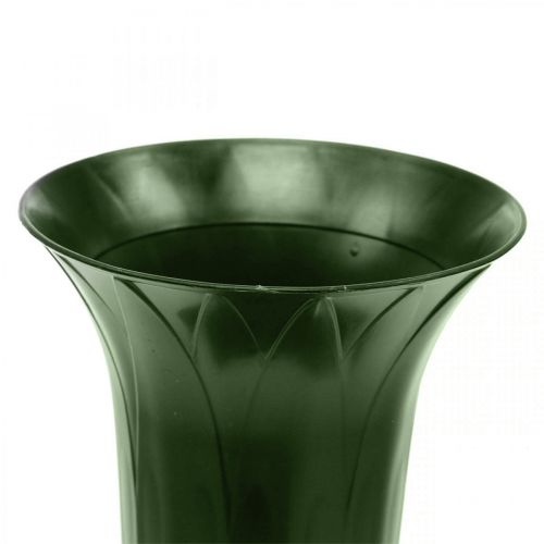 Product Grave vase 42cm dark green vase grave decoration mourning floristry 5pcs