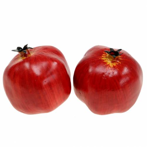 Floristik24 Decorative pomegranate red 9.5cm 4pcs