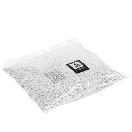 Floristik24 Granules 2mm - 4mm White Brilliant Light 1l