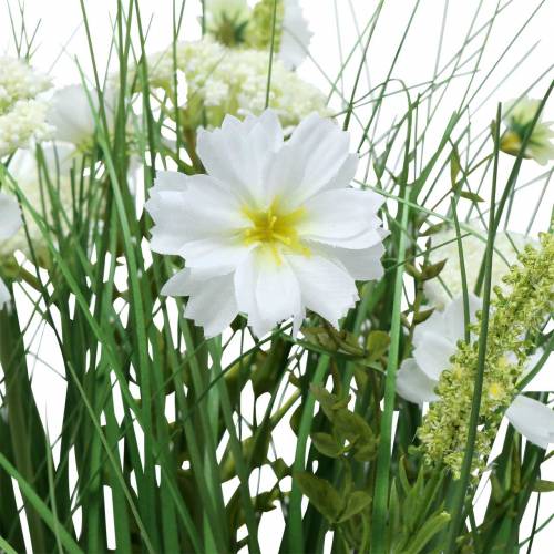 Product Decorative grass with Cosmea flowers in a bowl H45cm