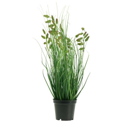 Floristik24 Quaking Grass Artificial Grass Artificial Potted Plant 36cm