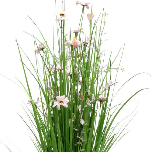 Floristik24 Grasbunch with flowers Rosa 70cm