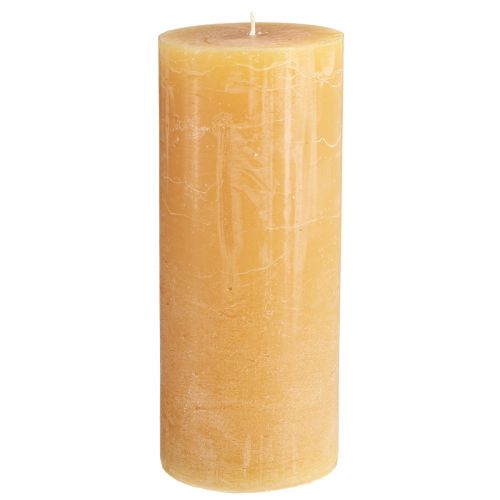 Product Large candles in honey pillar candles 85mmx200mm 2 pcs