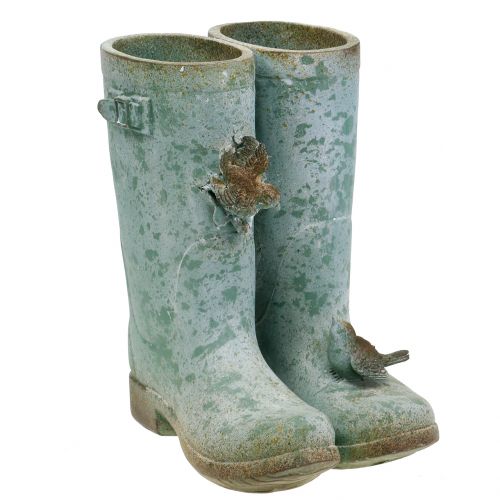 Floristik24 Plant Pot Boots Pair Vintage H26cm