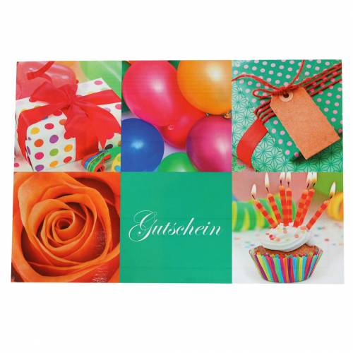 Coupon Birthday with envelope 5St