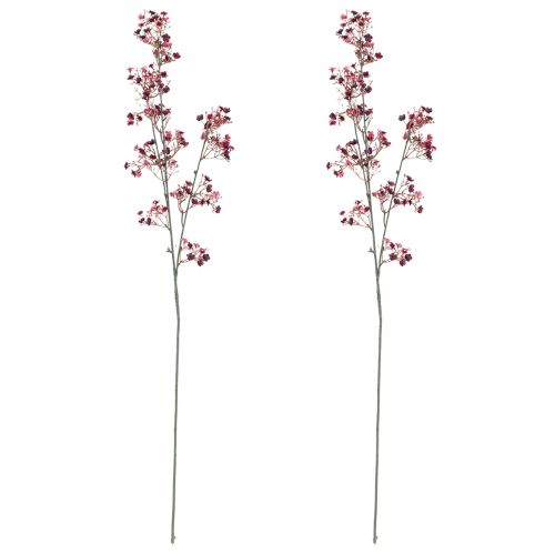 Product Gypsophila Artificial Baby&#39;s Breath Bordeaux 106cm 2pcs