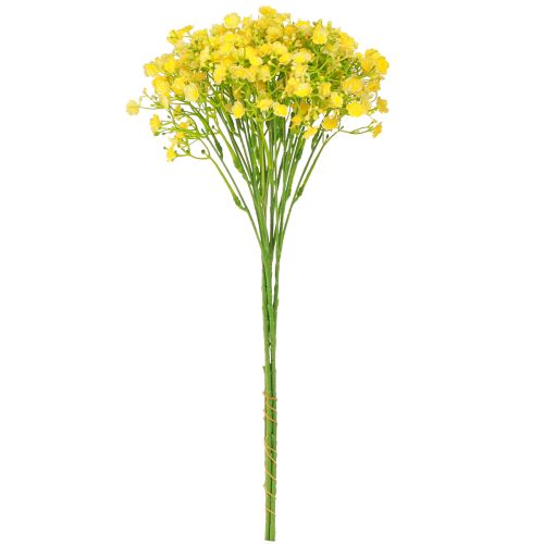 Product Gypsophila paniculate yellow flowers L46cm 4 pcs