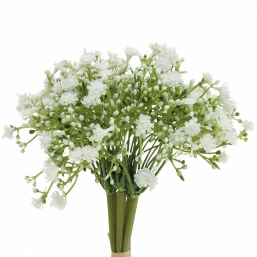 Floristik24 Gypsophila artificial gypsophila in a bunch white H28cm 6pcs