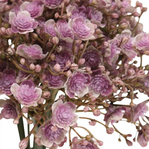 Product Gypsophila artificial violet autumn decoration 29.5cm 18pcs