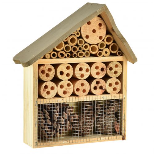 Product Insect hotel insect house light brown 25cmx8.5cmx32cm