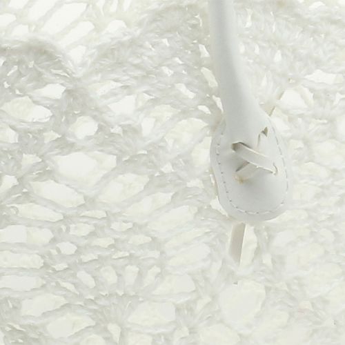 Product Crochet bag white 48cm x 30cm x 27cm