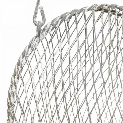 Product Hanging decoration wire heart, tealight holder for hanging 29×27.5cm