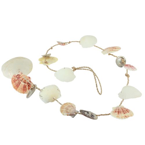 Product Hanging decoration maritime shell decoration natural 110cm Ø5–10cm