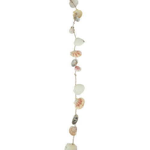 Hanging decoration maritime shell decoration natural 110cm Ø5–10cm