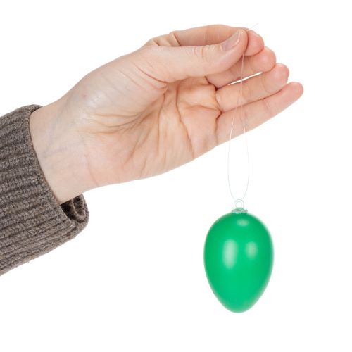 Product Easter egg ornaments for spring decoration, home or garden. Colorful decorative items, 6cm, 24 pieces.