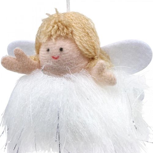 Product Angel pendant, Christmas decoration for hanging H12cm 4pcs