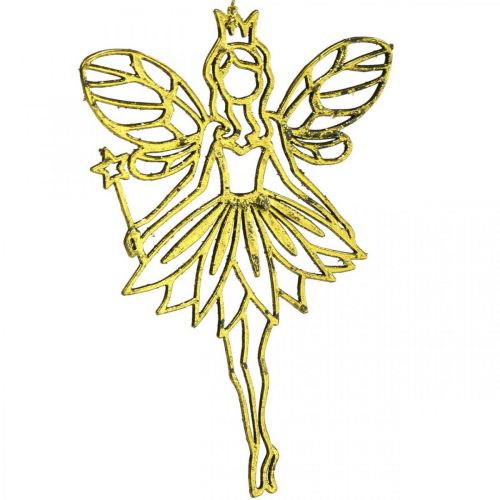 Floristik24 Christmas tree decoration elf fairies pendant golden H15cm 16 pcs