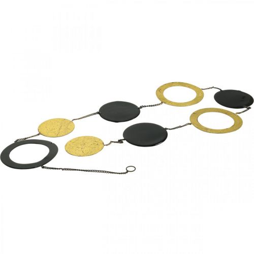 Product Christmas decoration hanging decoration gold black L124cm 8 elements